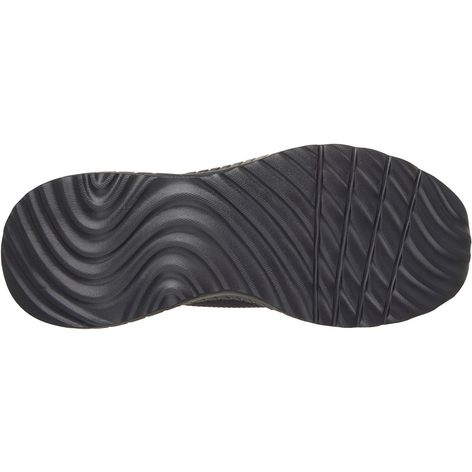 Skechers BOBS Sport Squad Chaos Solid Step Textile Men's DARK CHARCOAL Trainers