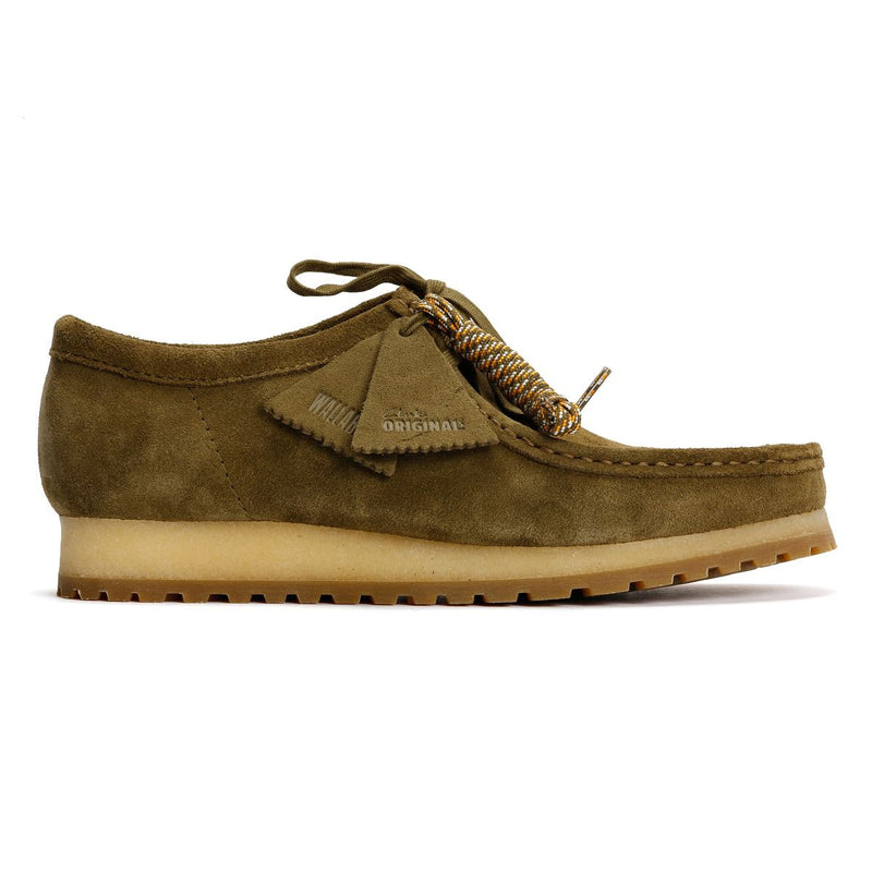 Clarks Originals Wallabee RB Suede Men's Green Shoes