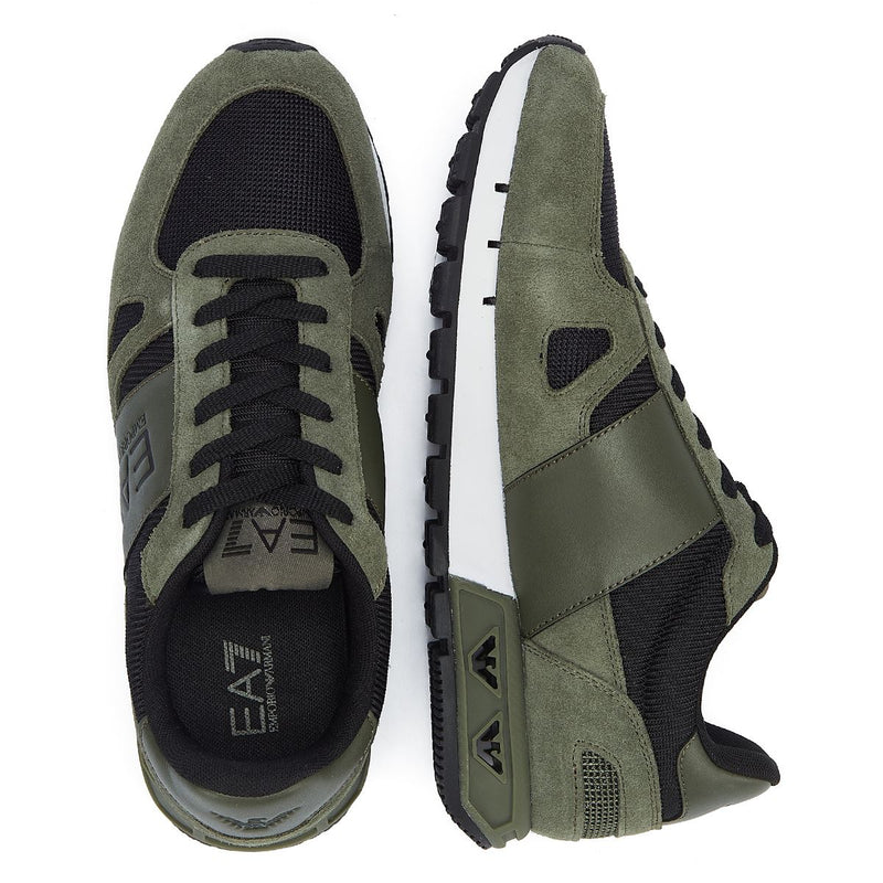 EA7 Legacy Men's Green Trainers