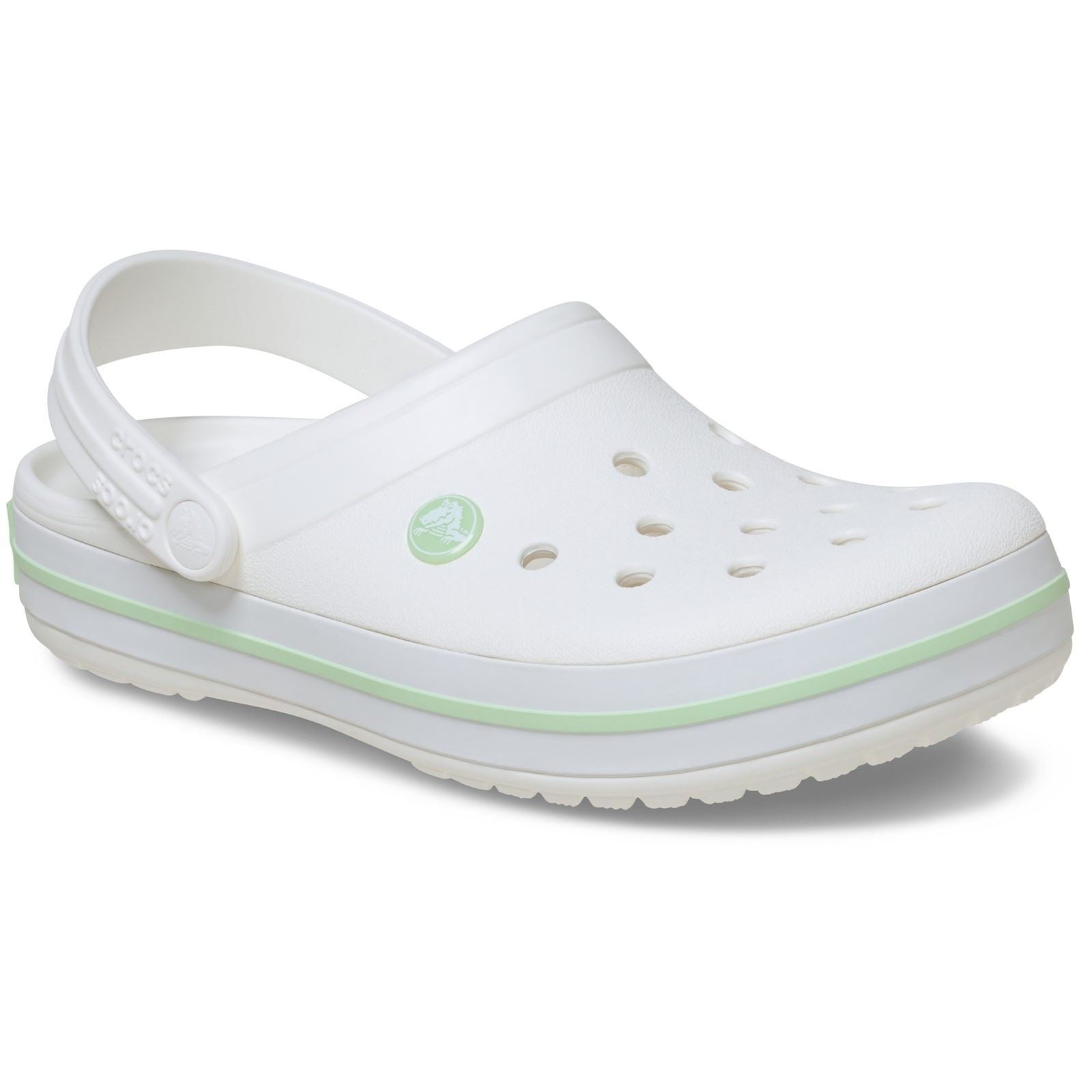Crocs Crocband EVA Women's White/Serene Green Clogs