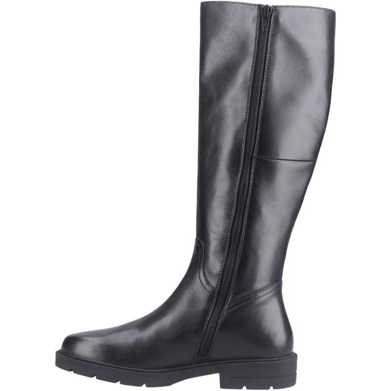 Hush Puppies Tallulah Leather Women's Black Boots