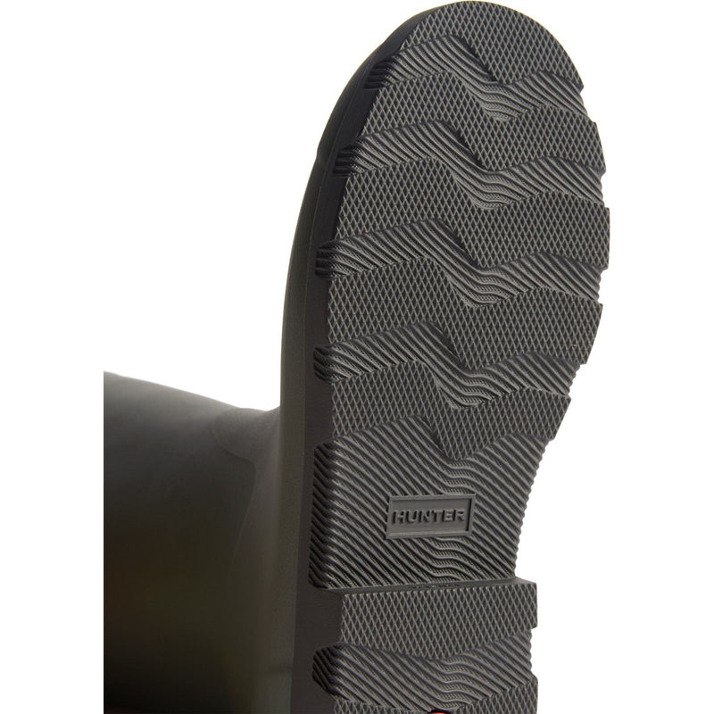 Hunter Field Downpour Adjustable Boot Rubber Men's Dark Olive/Black Wellington Boots