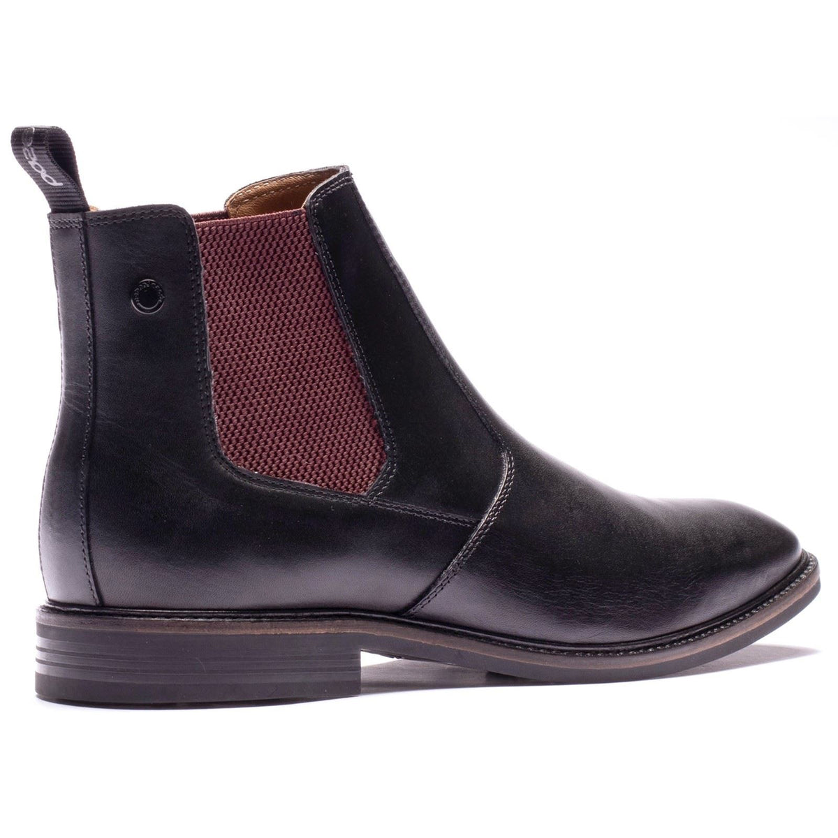 Base London Kensington Leather Men's Black Boots