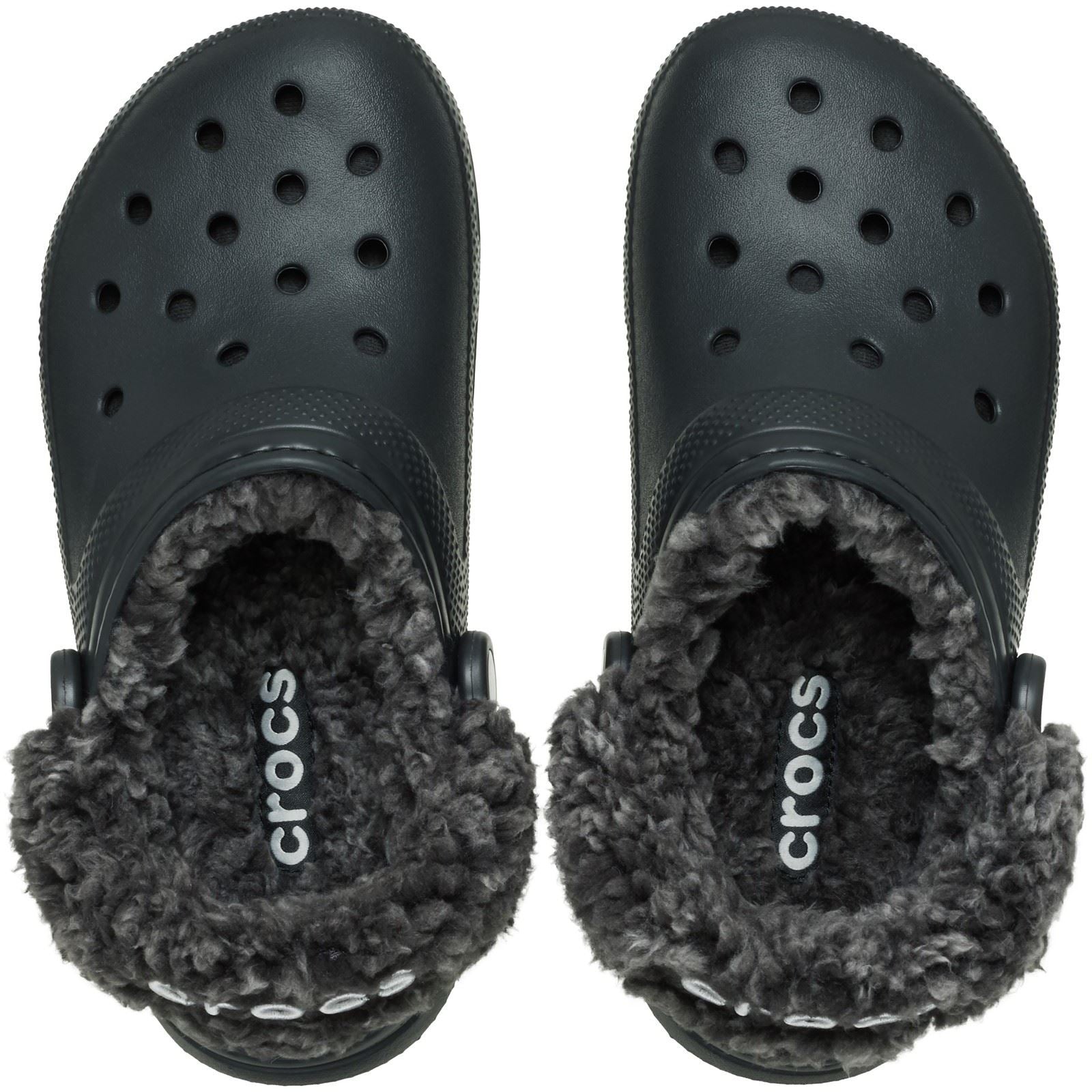 Crocs Classic Fleece Lined Thermoplastic Men's Black Clogs
