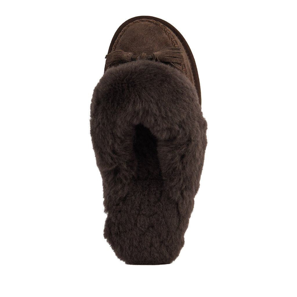 Emu Australia Tahnee Suede Women's Chocolate Slippers