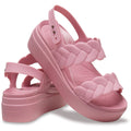 Crocs Brooklyn Woven Synthetic Women's Rosette Sandals