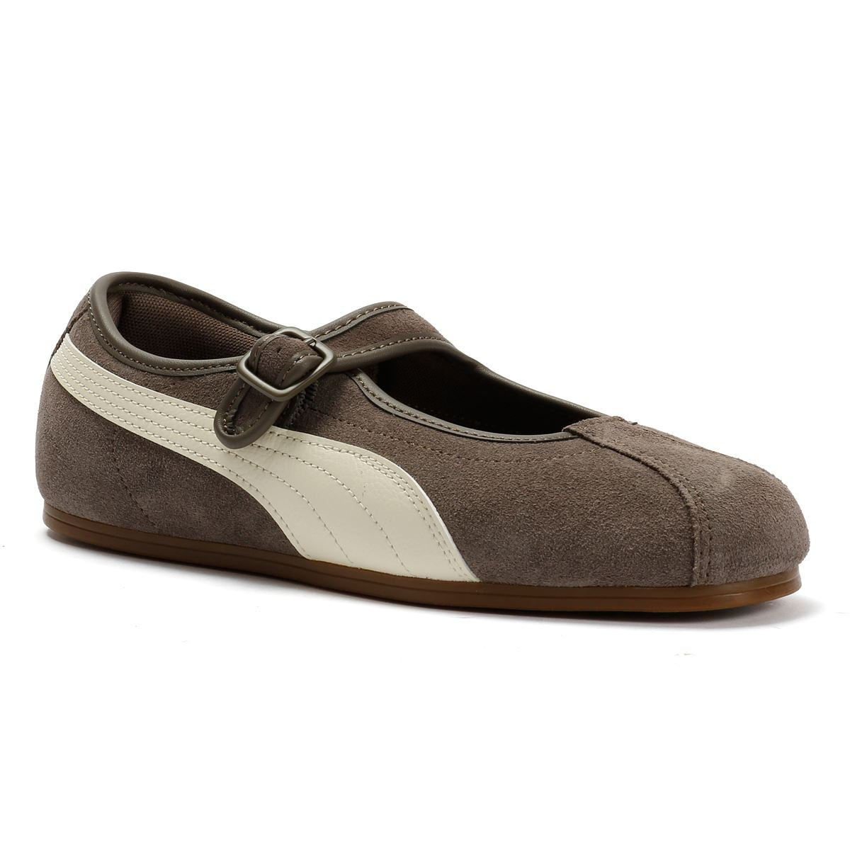 Puma Tacklette Suede Women's Matte Bronze/Alpine Snow Shoes