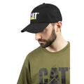 Caterpillar Trademark Cotton Black Baseball Caps