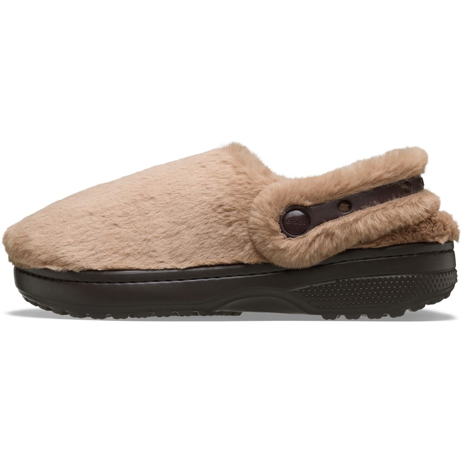 Crocs Classic Unfurgettable Polyester Women's Milk Chocolate Clogs