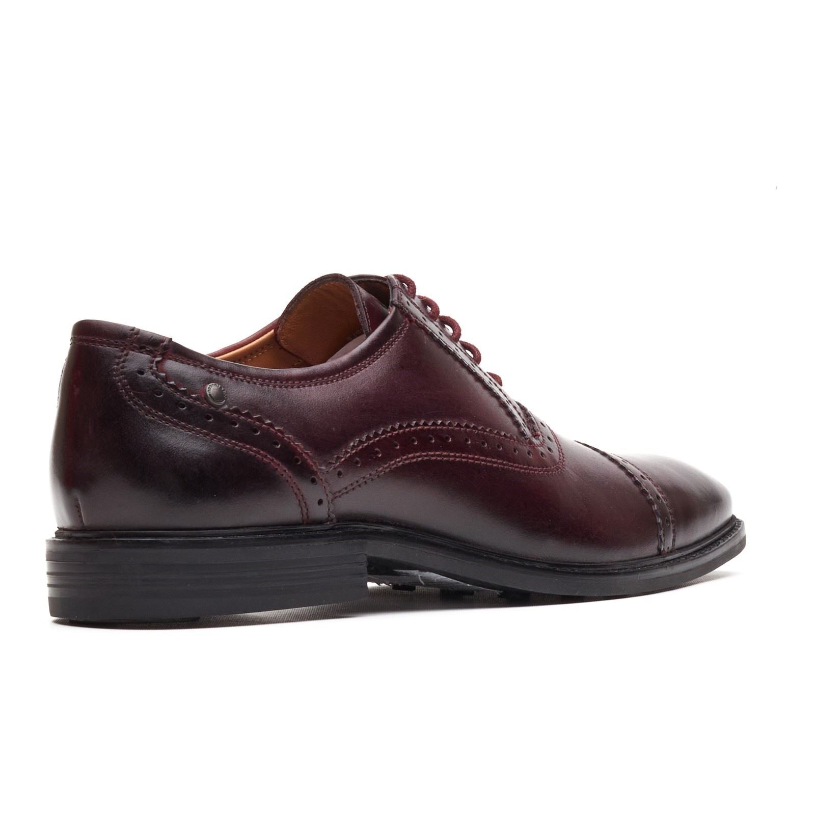 Base London Ascot Oxford Leather Men's Bordo Oxford Shoes