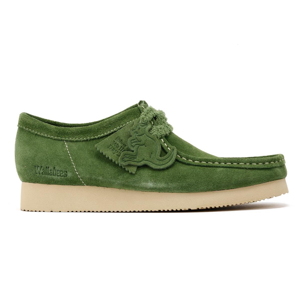 Clarks Originals Wallabee Day Suede Men's Green Shoes