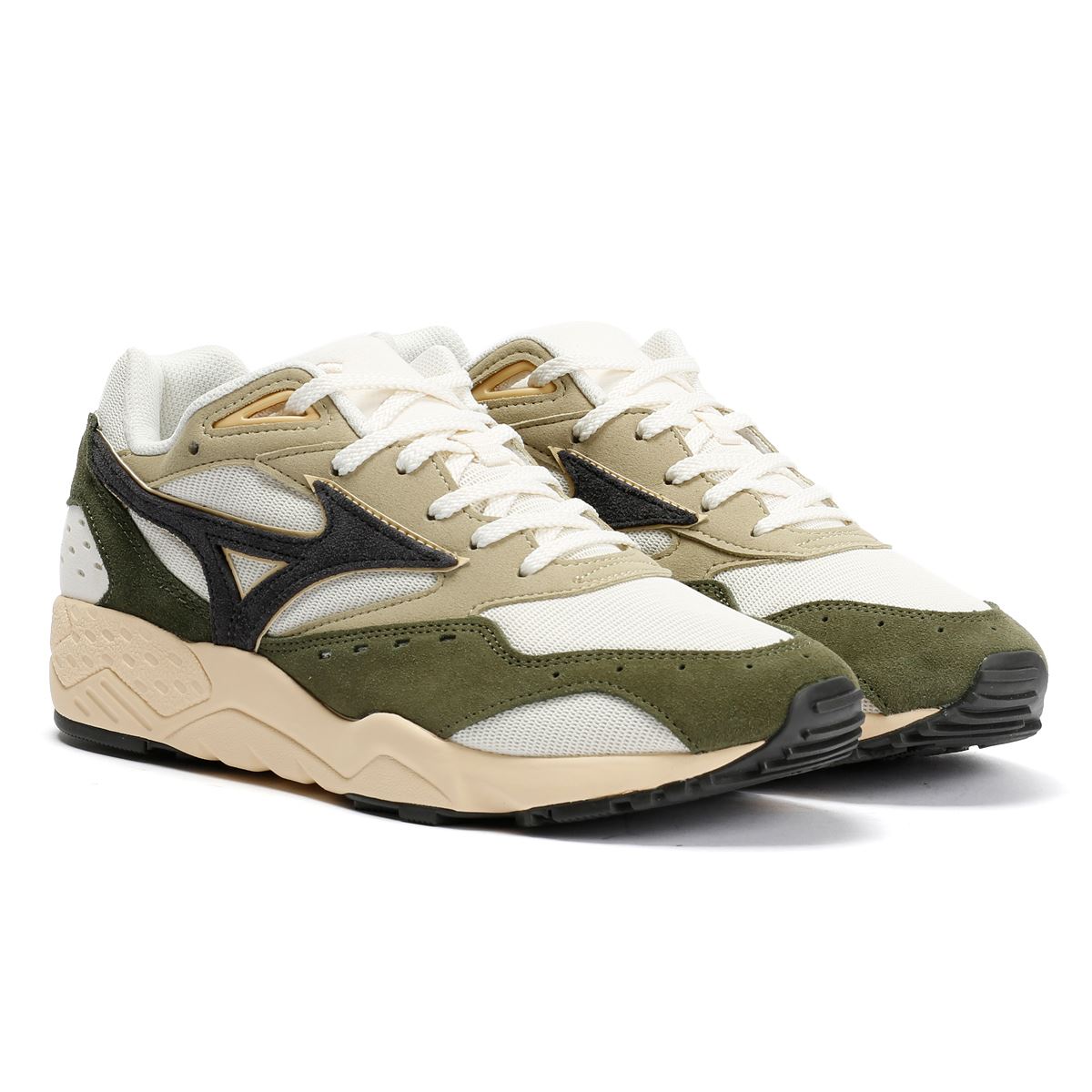 Mizuno Contender S Pristine/Sand/Clover Trainers