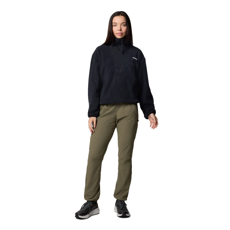 Columbia Sequoia Grove 1/2 Zip Fleece Polyester Women's Black Pullover