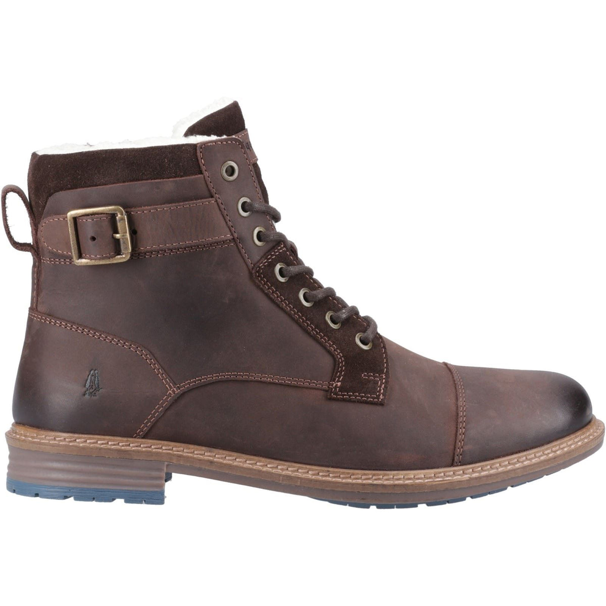 Hush Puppies Jordan Leather Men's Brown Ankle Boots