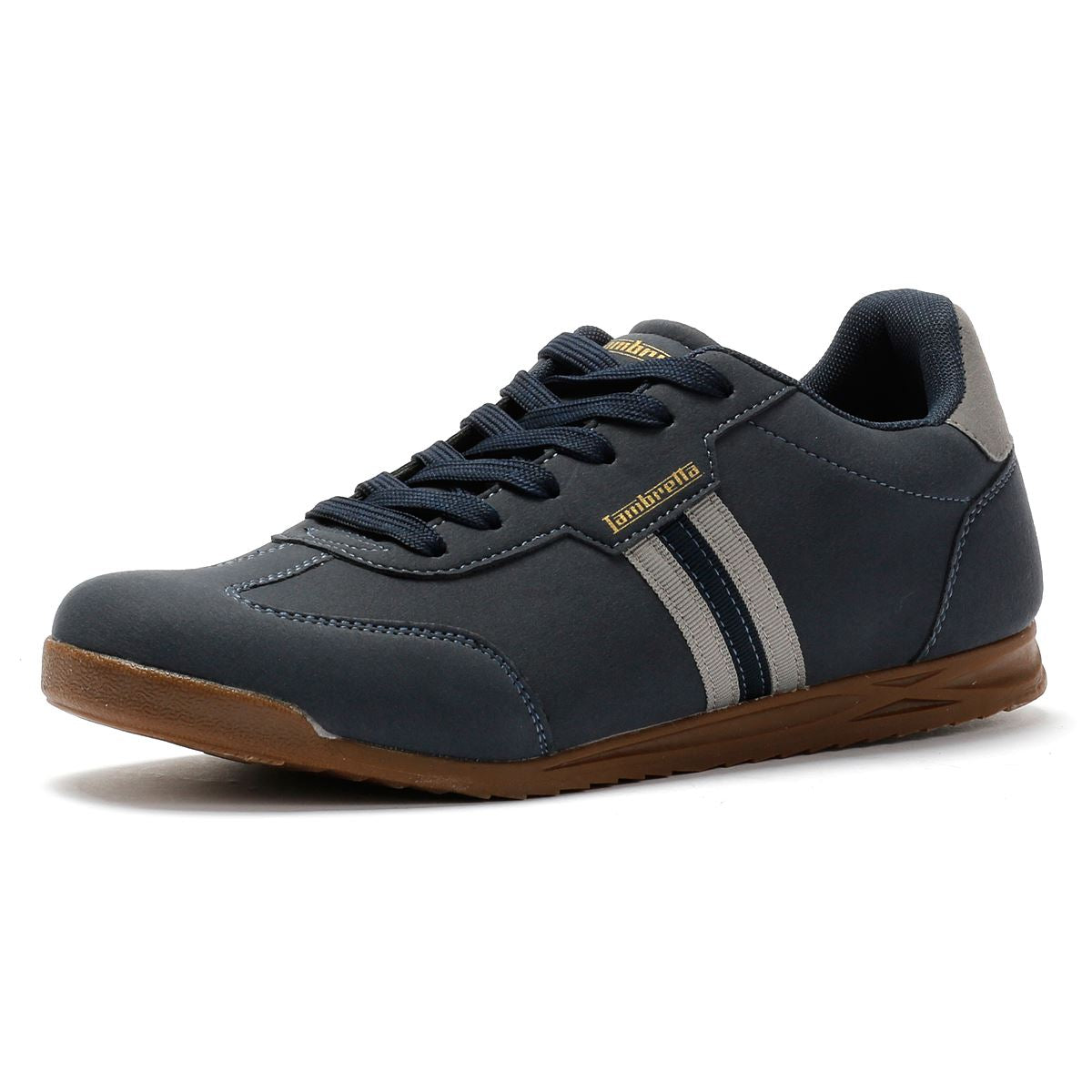 Lambretta Tackle Men's Navy/Charcoal Trainers