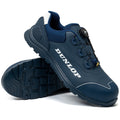 Dunlop Matt Microfiber Men's Navy/White Safety Trainers