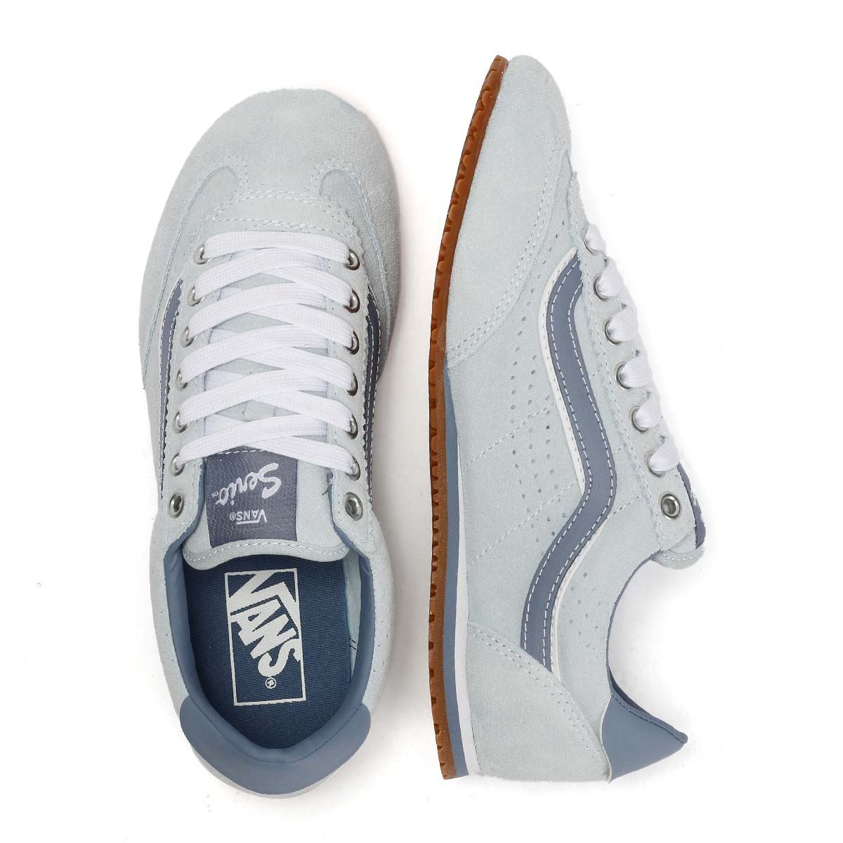 Vans Super Lowpro Suede Women's Light Blue Trainers