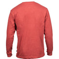 Caterpillar Trademark Banner Long Sleeve Cotton Men's Red T-Shirt