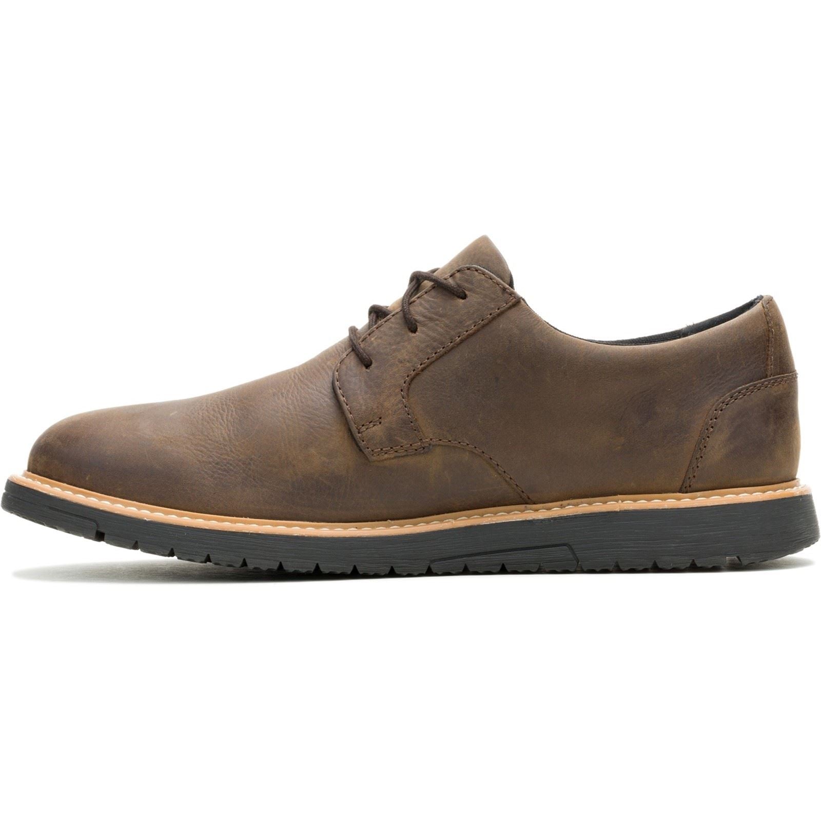 Hush Puppies JENSON MUDDY RIVER Leather Men's Brown Oxford Shoes