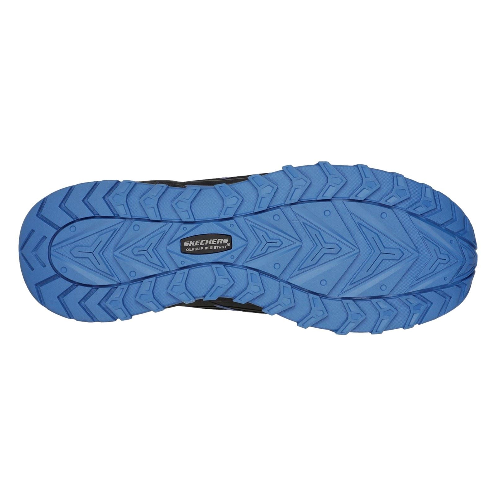 Skechers Workwear Puxal Textile Men's Black/Blue Safety Trainers