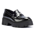 Hugo Kris Leather Women's Black Loafers