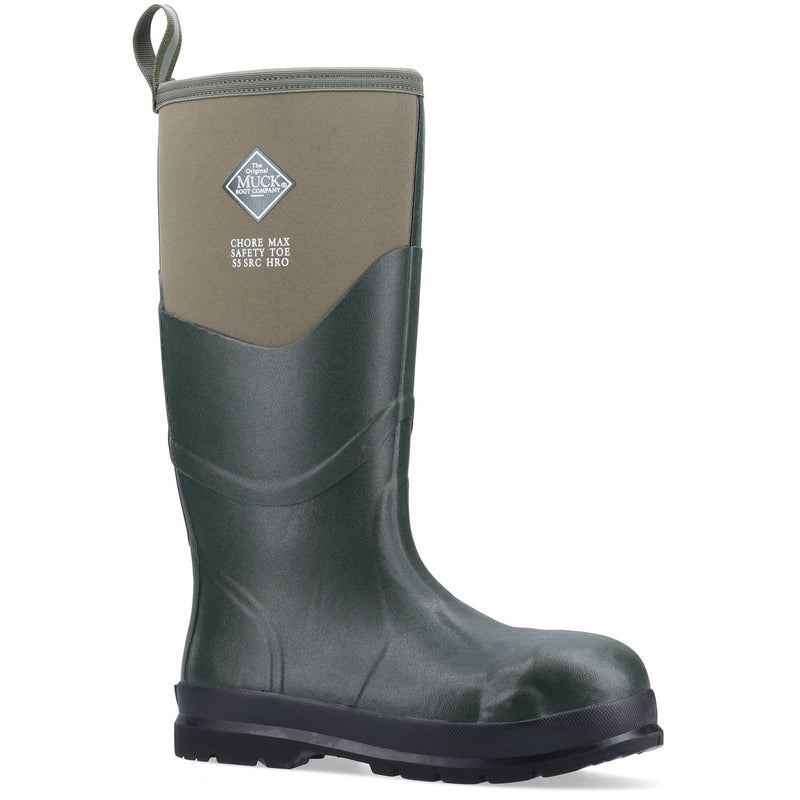 Muck Boots Chore Max S5 Rubber Moss Wellington Boots