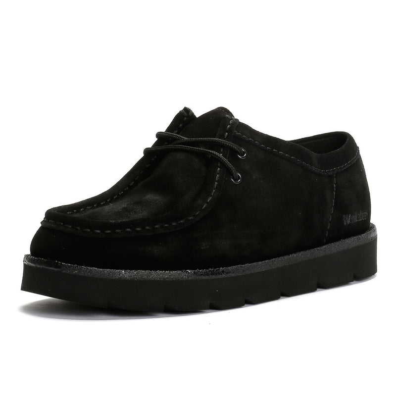 Clarks Originals Meare Wallabee Suede Men's Black Lace-Up Shoes