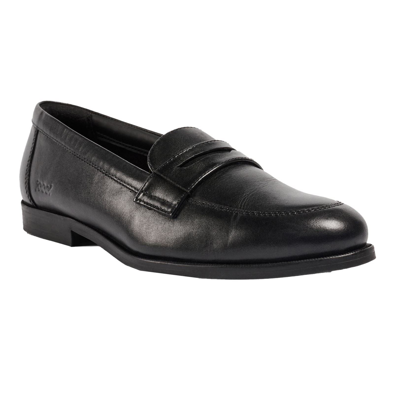 Pod Islay Leather Girls's Black Loafers