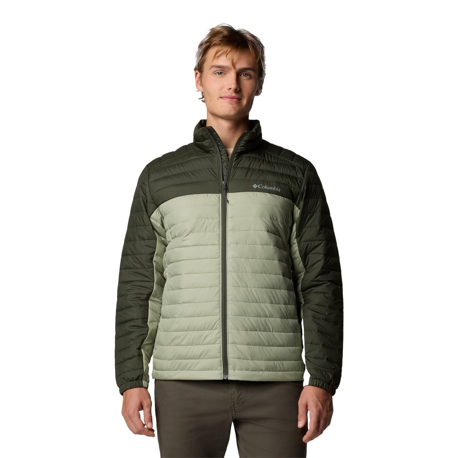 Columbia Silver Falls II Jacket Men's Green Puffer Jacket