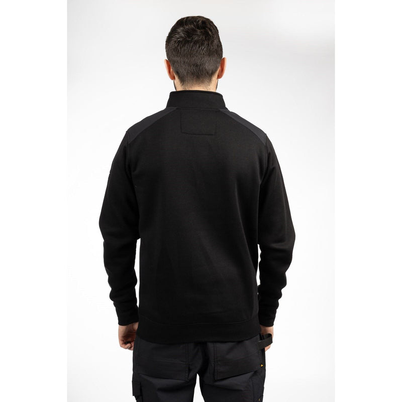 Caterpillar Essential 1/4 Zip Synthetic Men's Black Sweatshirt