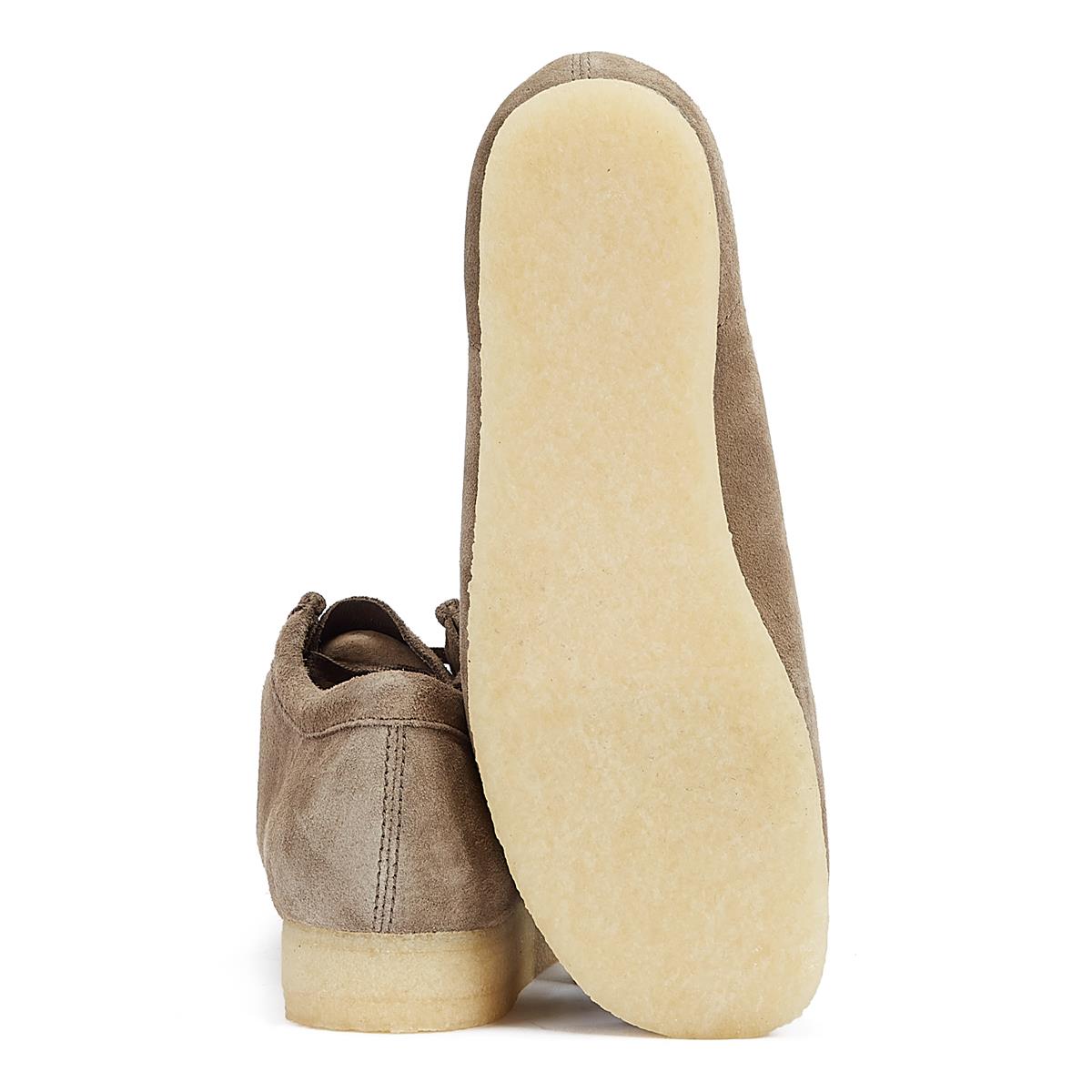 Clarks Originals Wallabee Suede Men's Dark Grey Lace-Up Shoes