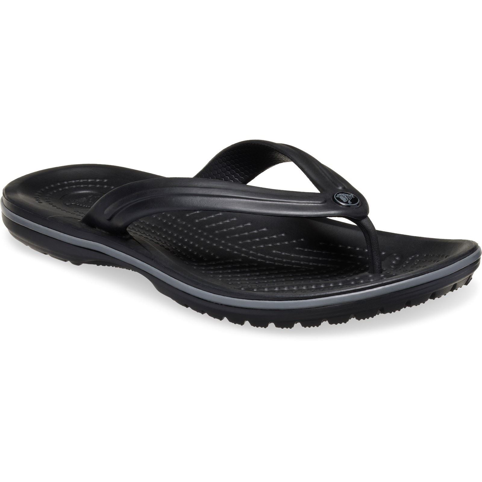 Crocs Crocband Flip Rubber Black/Slate Grey Flip Flops