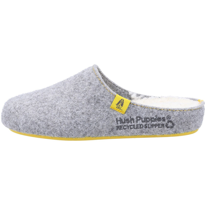 Hush Puppies The Good 90% Recycled RPET Synthetic Women's Grey Slippers