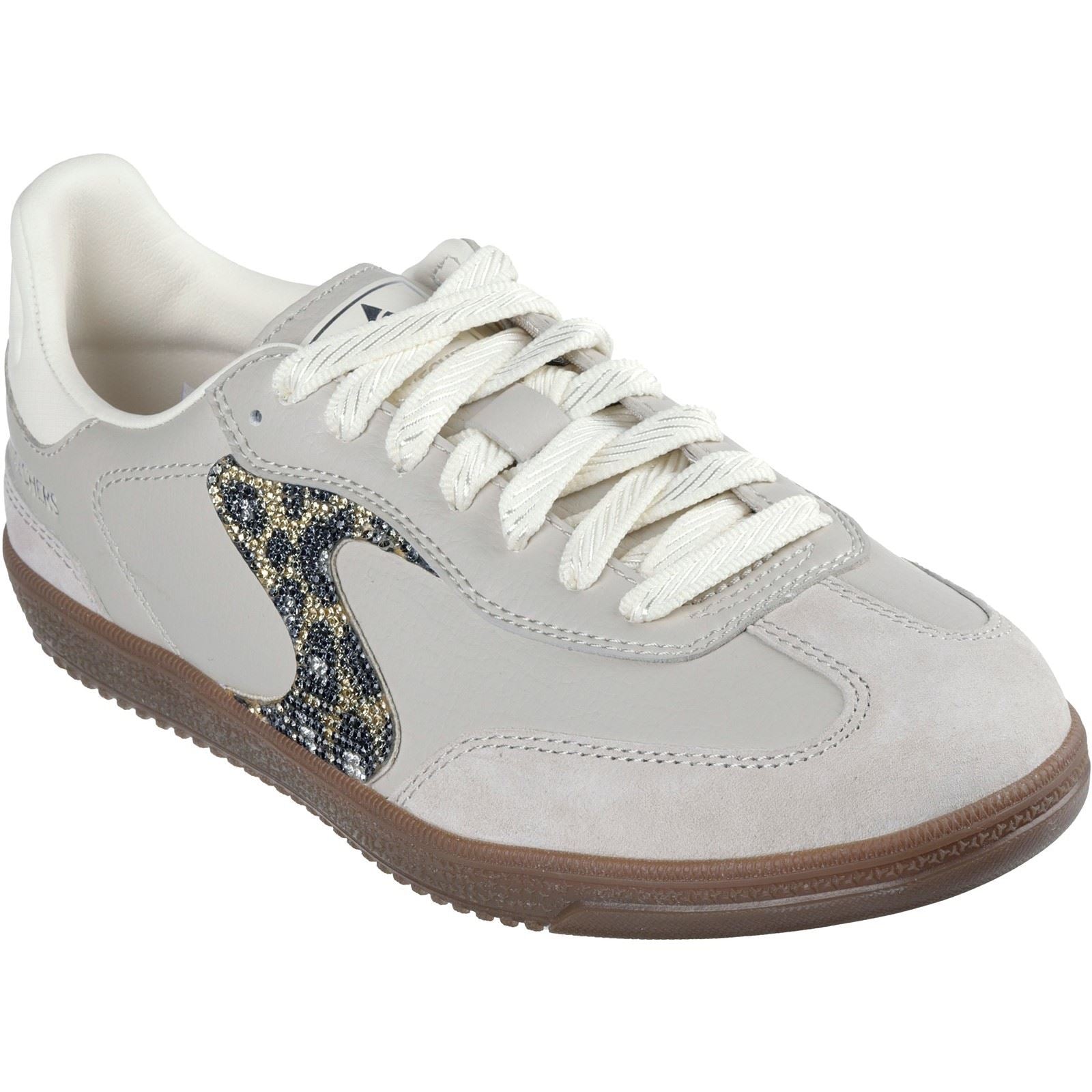 Skechers Hotshot Shimmering Spots Women's Taupe Trainers