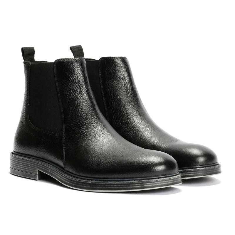 Geox Henreys Leather Men's Black Boots
