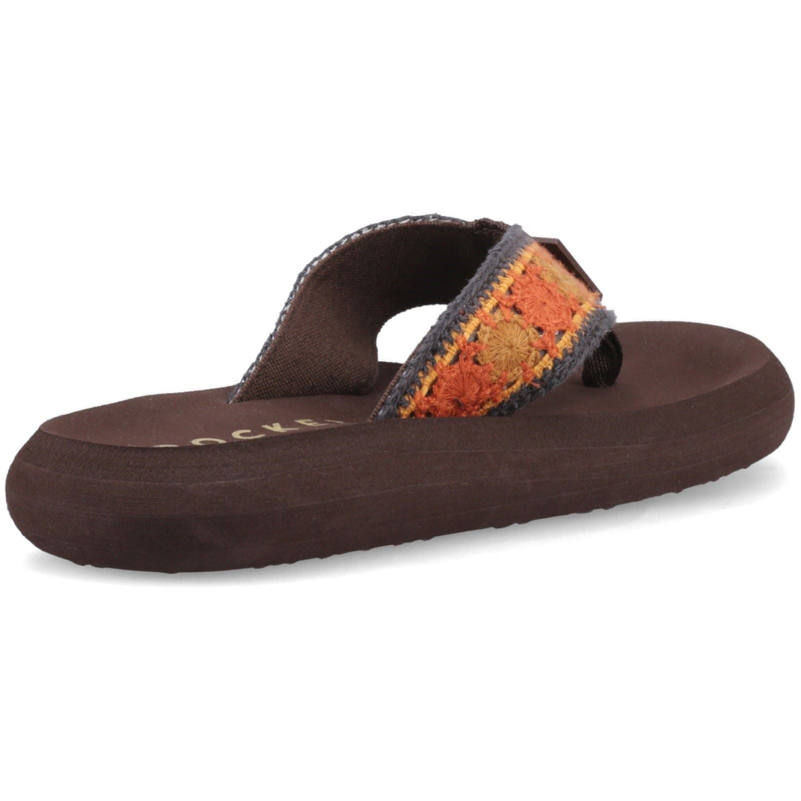 Rocket Dog Spotlight Marlow Textile Women's Brown/Multi Flip Flops
