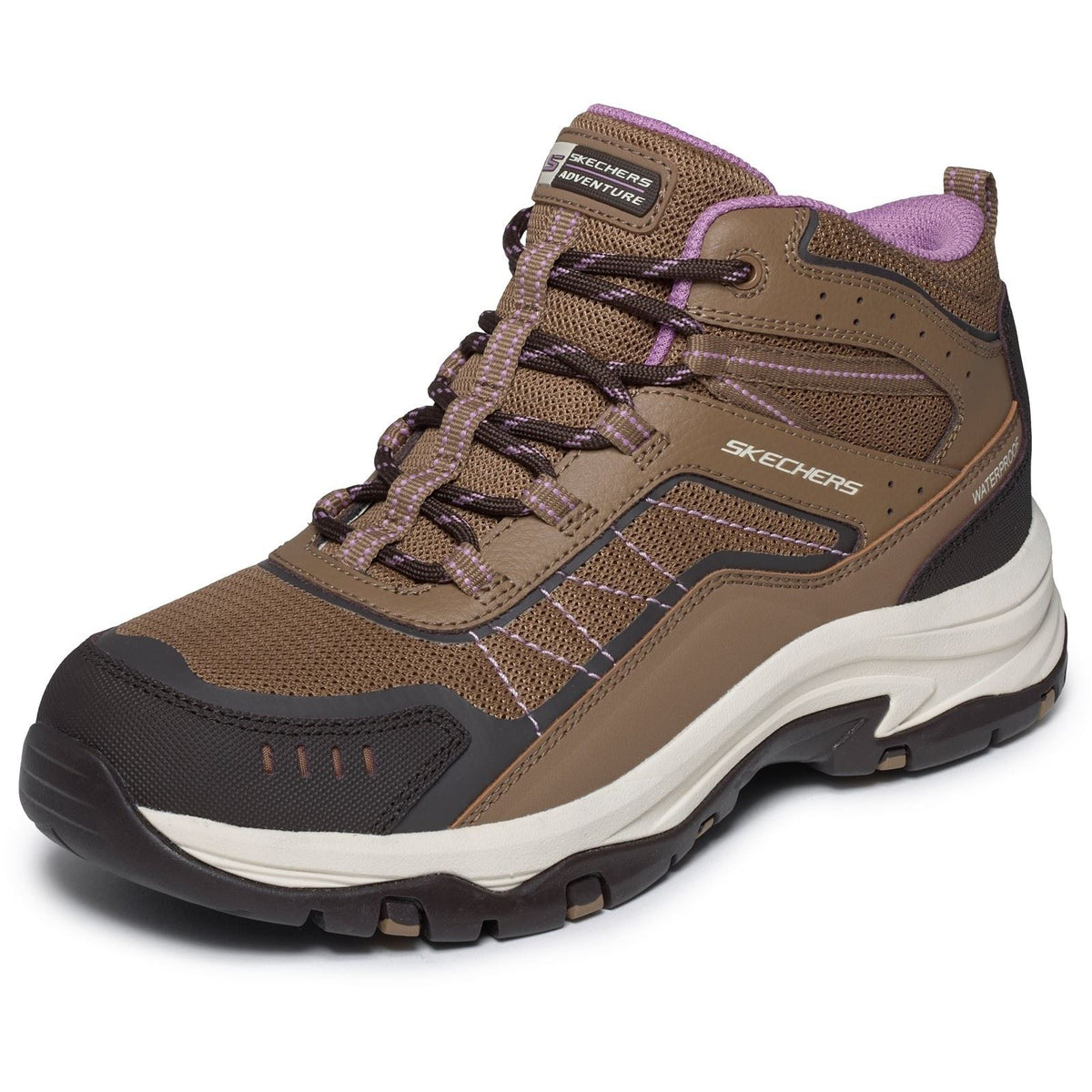 Skechers Trego Ashaway Leather Women's Tan/Brown Hiking Boots