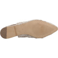 Hush Puppies Dalia Woven Leather Women's Cream Flats