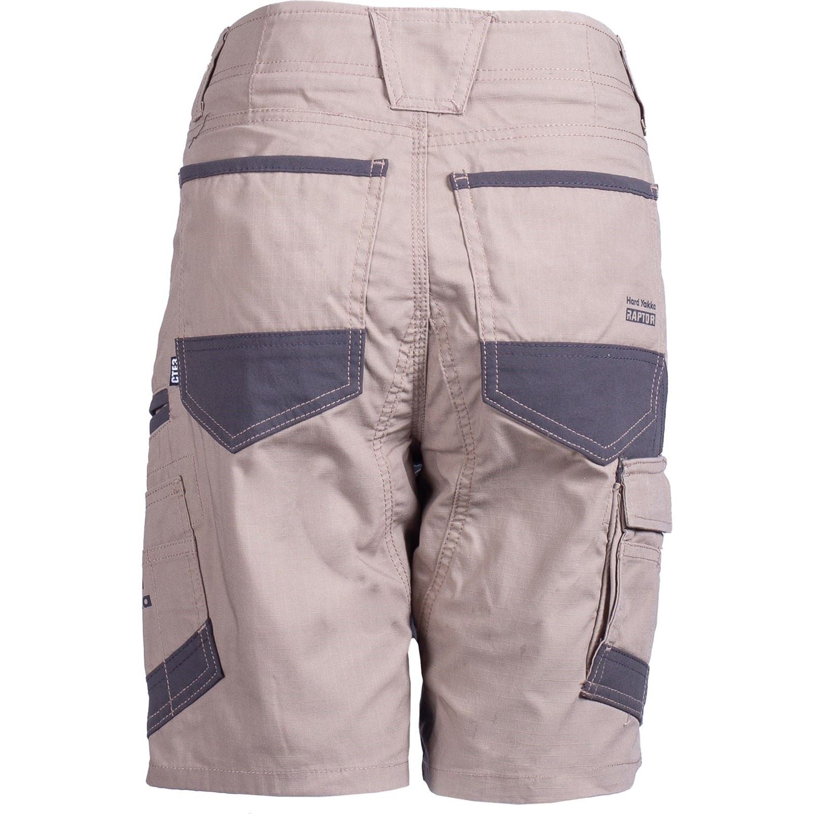 Hard Yakka Raptor Active Cotton Women's Tan Knee-Length Shorts