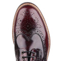 Base London Woburn Leather Men's Bordo Brogues Shoes