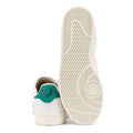 Fred Perry B721 Leather Men's Snow White/Court Green Trainers