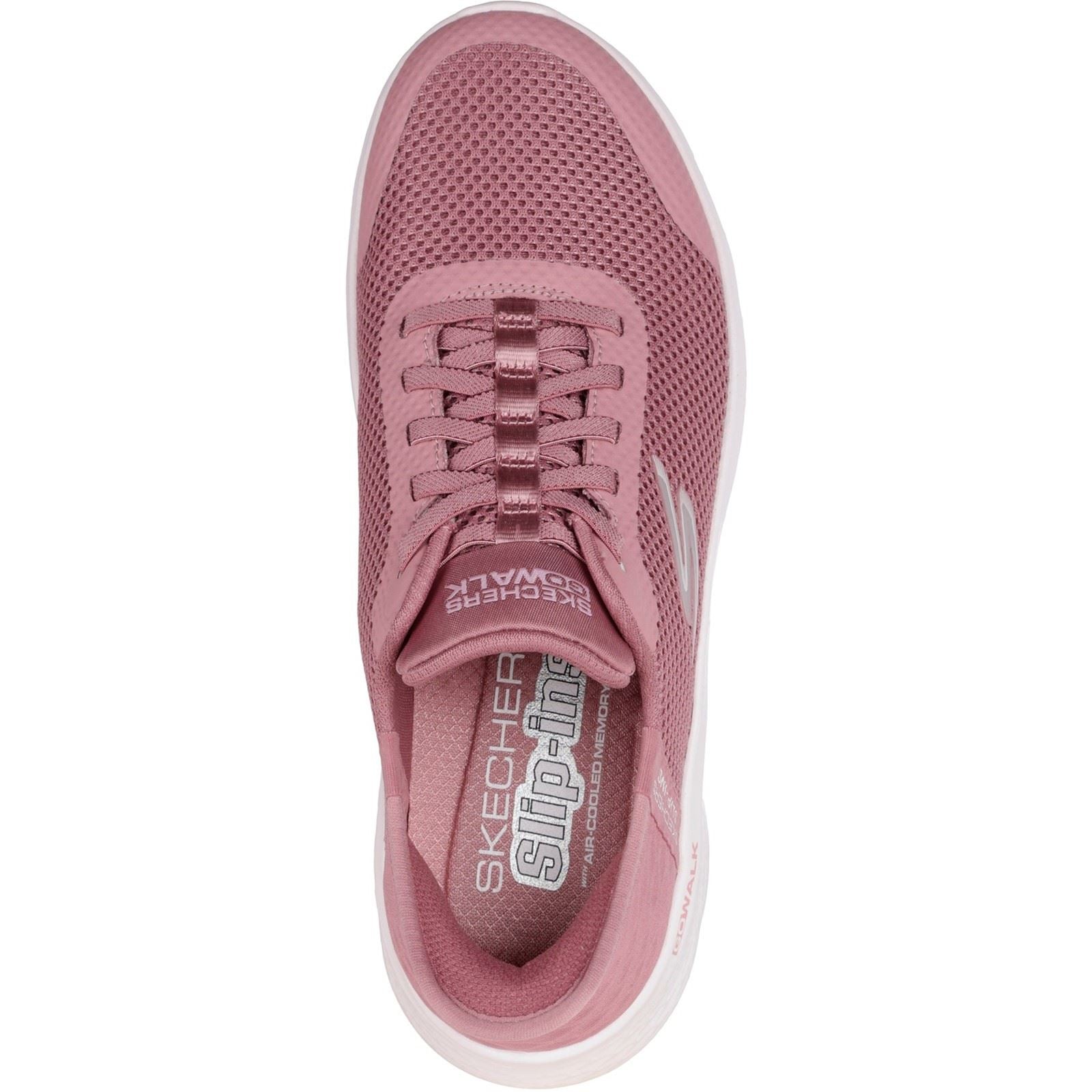 Skechers GO WALK Flex Grand Entry Textile Women's Rose Textile/Trim Trainers
