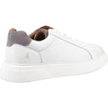 Hush Puppies Whelan Leather Men's White Trainers