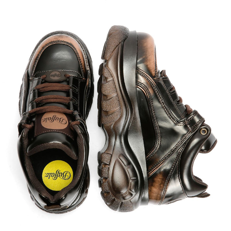 Buffalo 1339-14 Leather Women's Brown Trainers