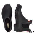 Hunter Original Chelsea Boot Logo Women's Black Boots