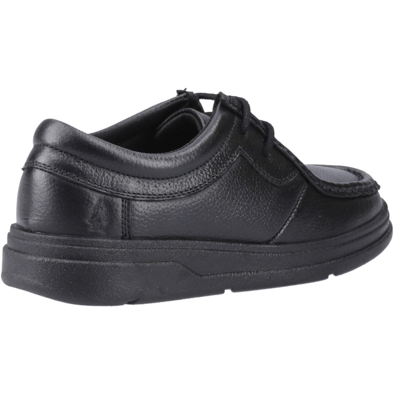 Hush Puppies Ronan Mocc Leather Boys's Black Moccasins Shoes