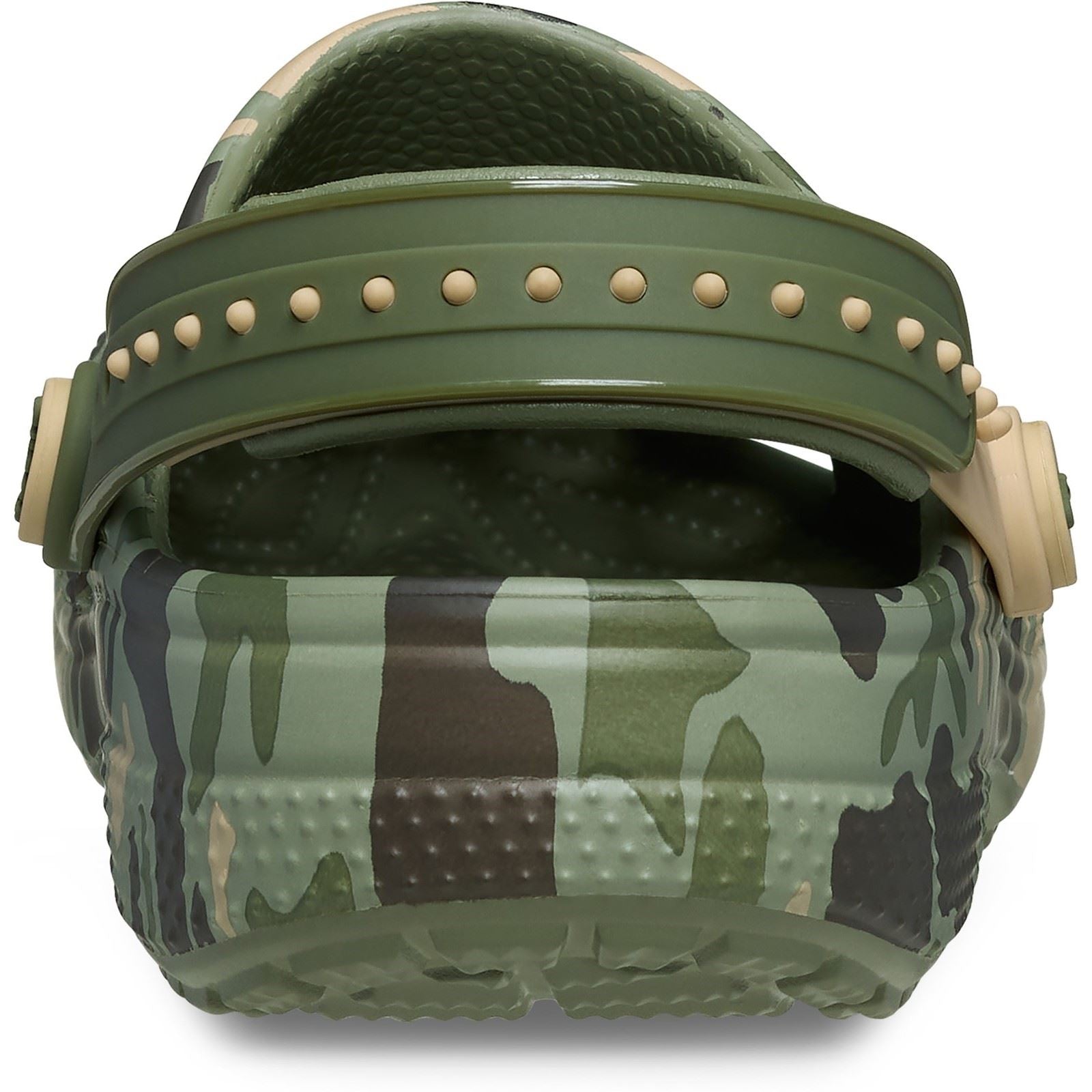 Crocs Classic Strap-Back Camo EVA Boy's Cargo/Multi (Backstrap GLOW) Casual Shoes - Clogs