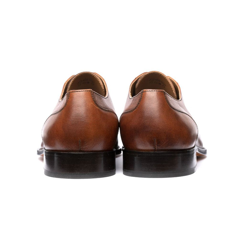 Chapman & Moore Toe Cap Oxford Leather Men's Chocolate Shoes