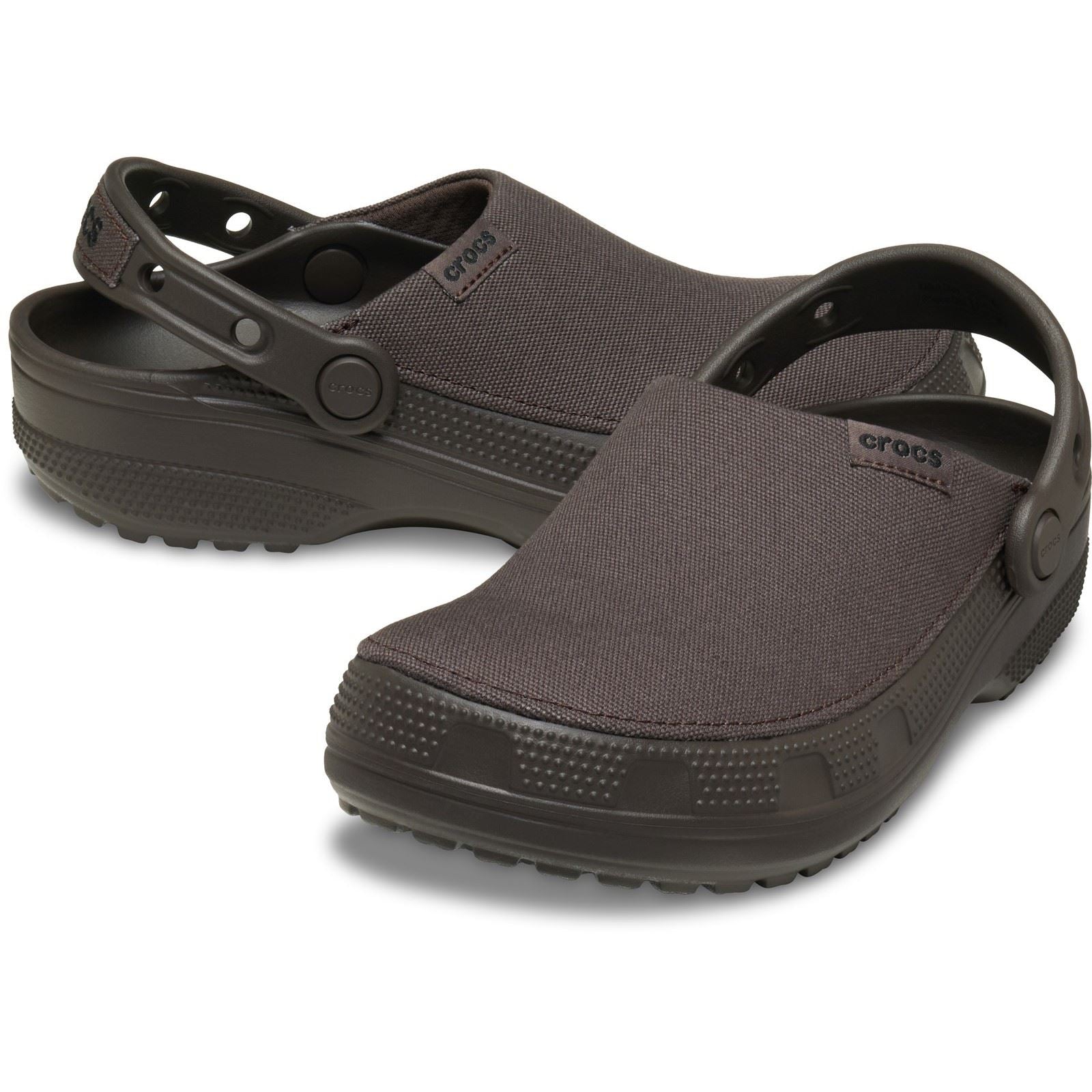Crocs Classic Crafted Textile Blend Women's Espresso Clogs