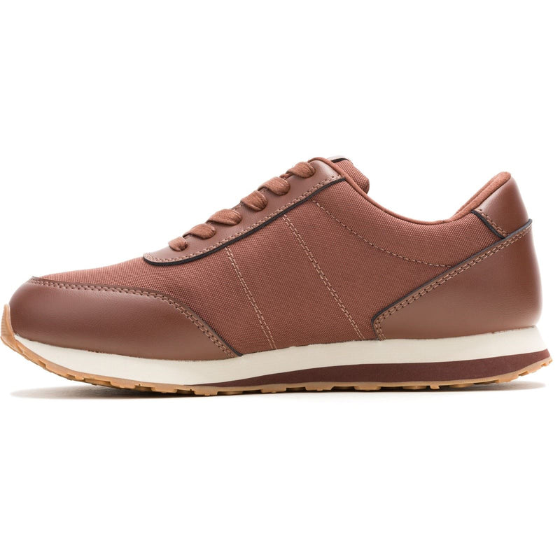 Hush Puppies Seventy8 Leather Men's Cognac Trainers